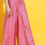 Women Pink Ethnic Motifs Palazzos